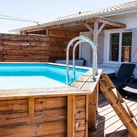 Tatil Evi Maison Ambre☆ Piscine Chauffee & Jacuzzi Prives☆☆☆ Biganos